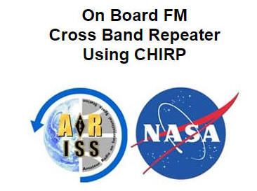 ISS repetidor banda cruzada FM en la Estacion Espacial