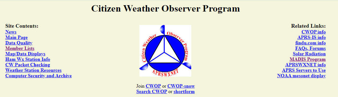 Citizen Weather Observer Program