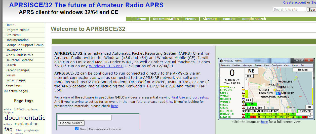 APRSISCE/32 The future of Amateur Radio APRS