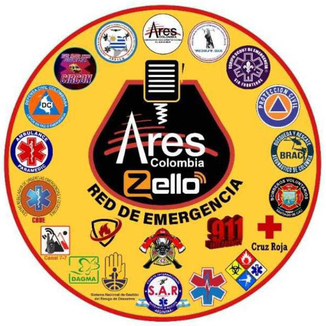 ARES ZELLO   RADIOAFICIONADOS  RED DE EMERGENCIA