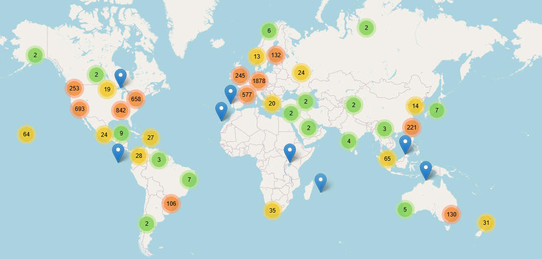 Mapa Meshtactic
