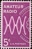 Estampilla postal o sello Amateur Radio